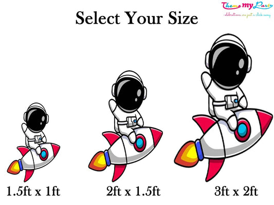 Space Theme Birthday Party Cutout
