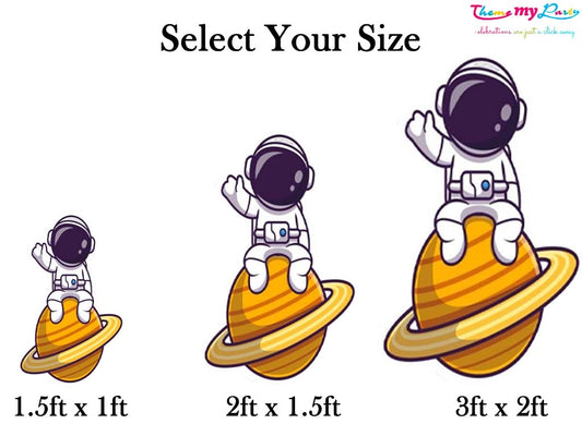 Space Theme Birthday Party Cutout
