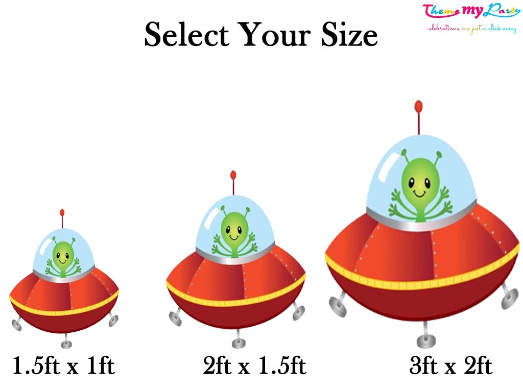 Space Theme Birthday Party Cutout