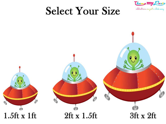 Space Theme Birthday Party Cutout