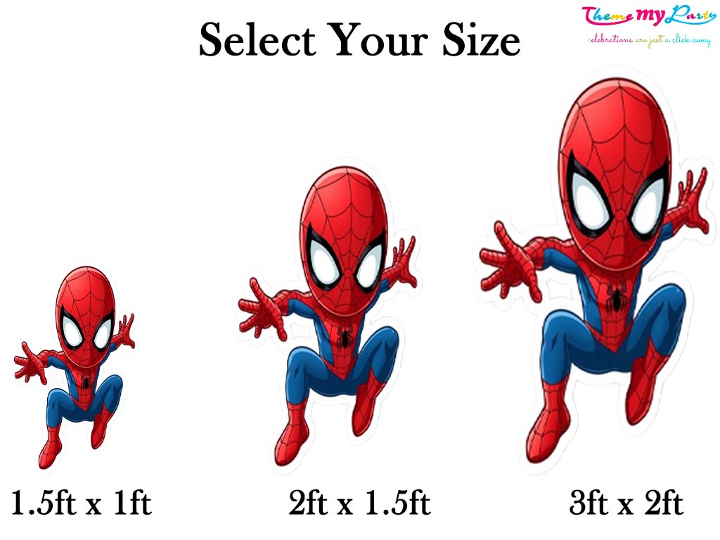 Super Hero Theme Birthday Party Cutout