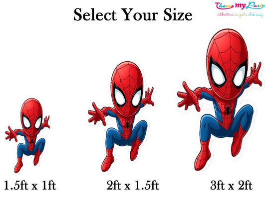 Super Hero Theme Birthday Party Cutout