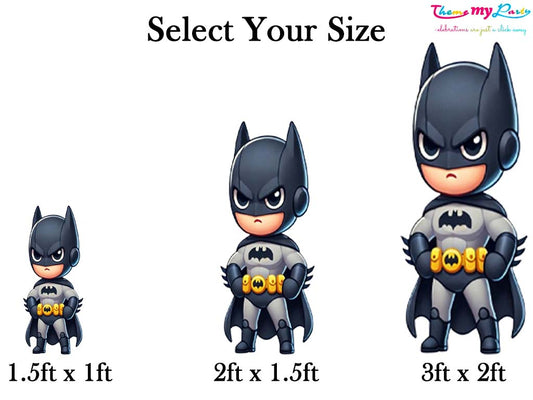Super Hero Theme Birthday Party Cutout