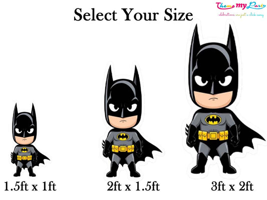 Super Hero Theme Birthday Party Cutout