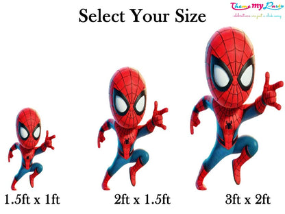 Super Hero Theme Birthday Party Cutout