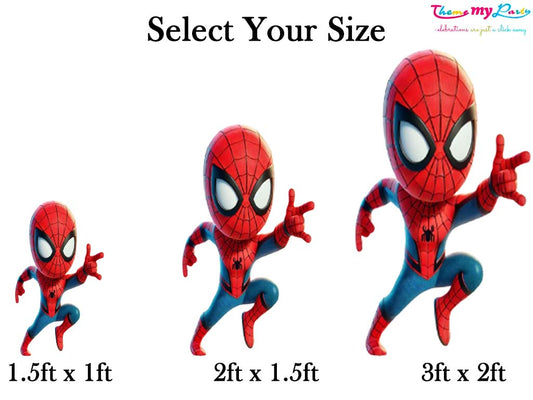 Super Hero Theme Birthday Party Cutout