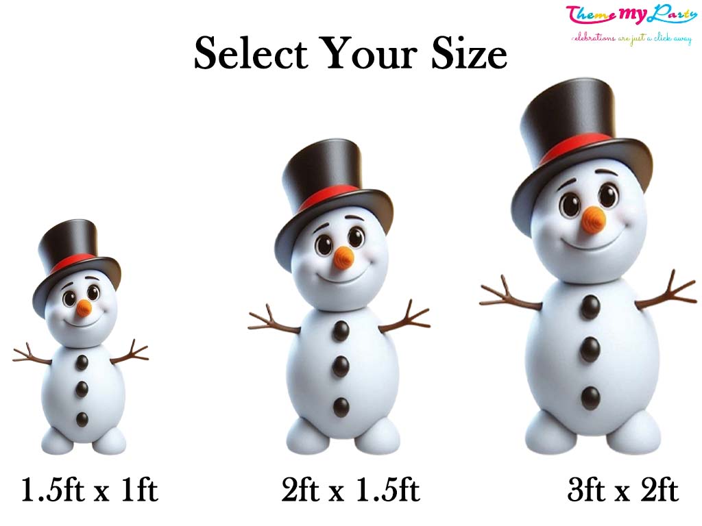 Winter Wonderland Theme Birthday Party Cutout