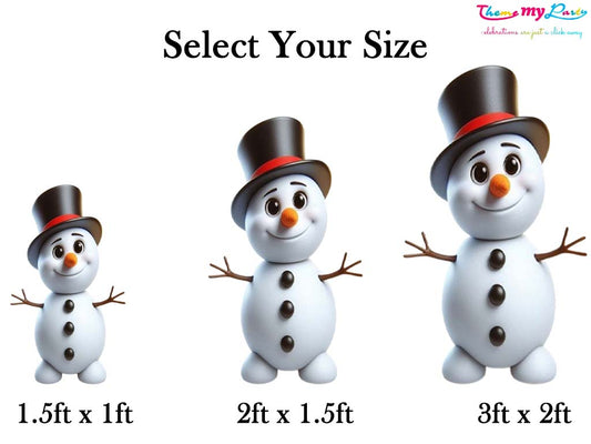 Winter Wonderland Theme Birthday Party Cutout