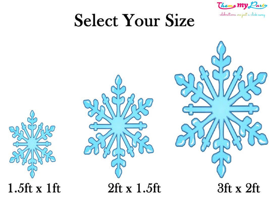 Winter Wonderland Theme Birthday Party Cutout
