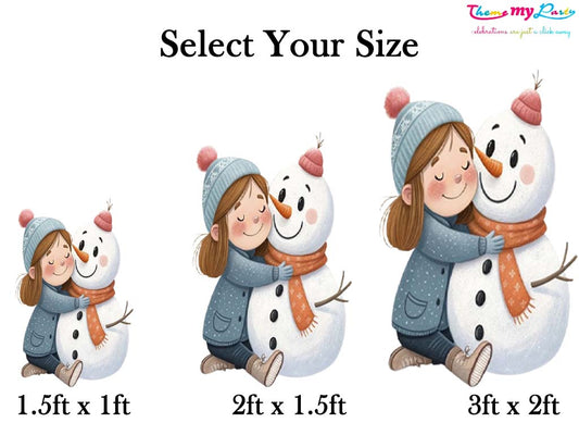 Winter Wonderland Theme Birthday Party Cutout
