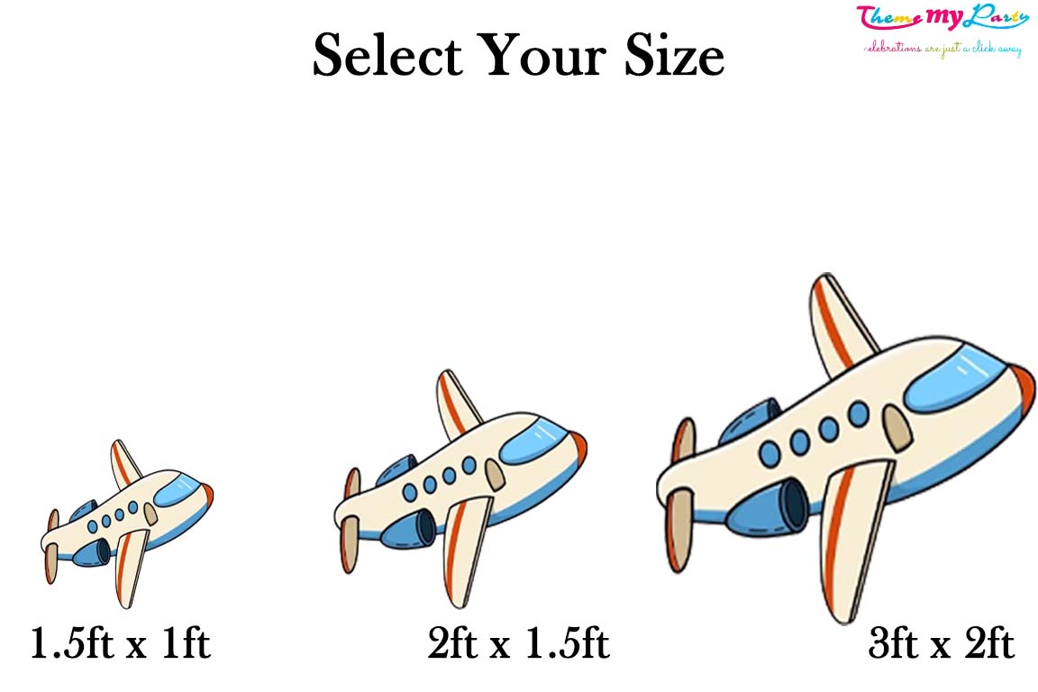 Airplane Theme Birthday Party Cutout