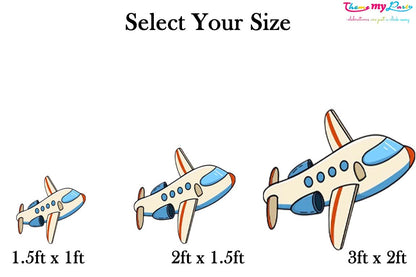 Airplane Theme Birthday Party Cutout