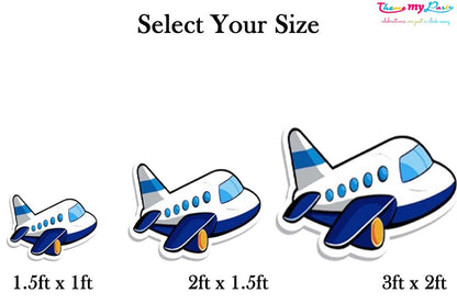 Airplane Theme Birthday Party Cutout