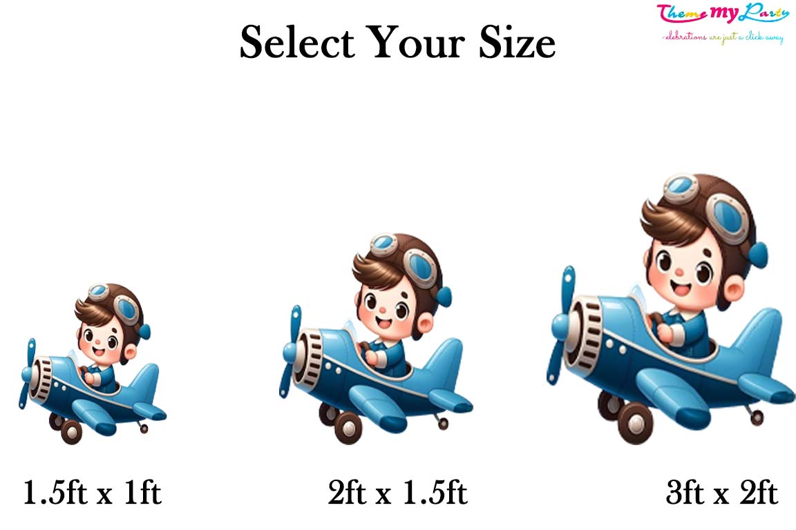 Airplane Theme Birthday Party Cutout