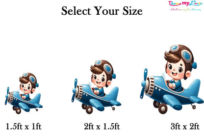 Airplane Theme Birthday Party Cutout