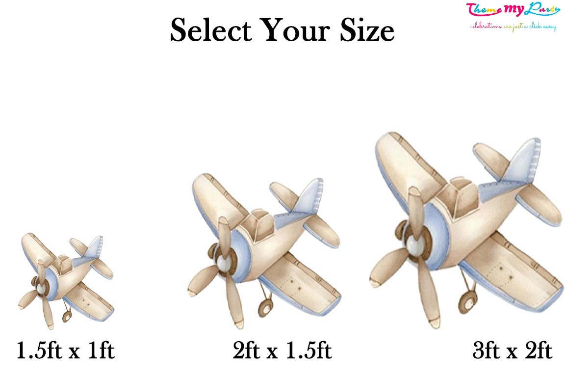 Airplane Theme Birthday Party Cutout