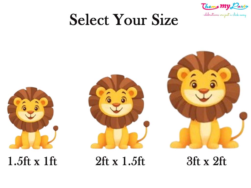 Jungle Theme Birthday Party Cutout