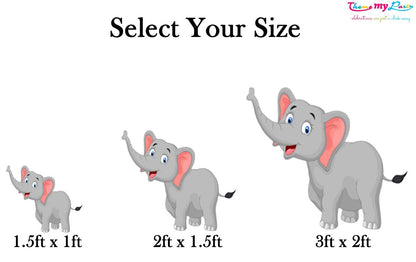 Baby Elephant Theme Birthday Party Cutout