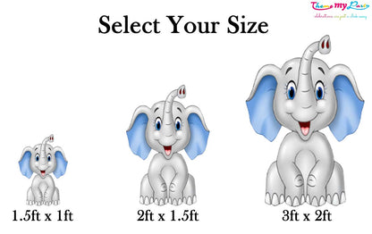Baby Elephant Theme Birthday Party Cutout