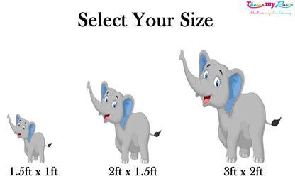 Baby Elephant Theme Birthday Party Cutout