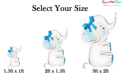Baby Elephant Theme Birthday Party Cutout