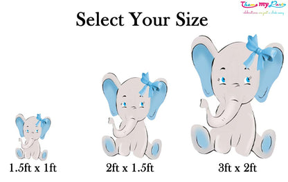 Baby Elephant Theme Birthday Party Cutout