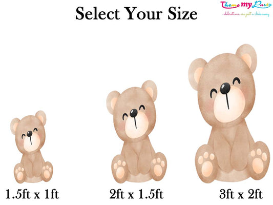 We Can Bearly Wait Baby Shower Party Cutout