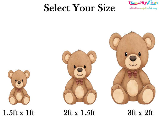 We Can Bearly Wait Baby Shower Party Cutout