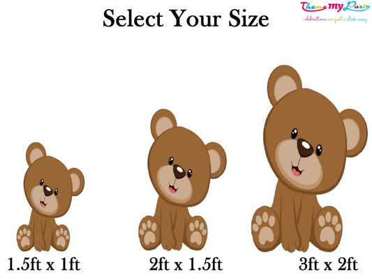 We Can Bearly Wait Baby Shower Party Cutout