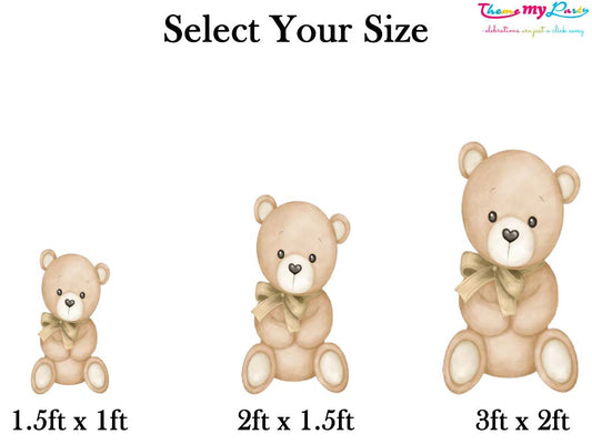 We Can Bearly Wait Baby Shower Party Cutout