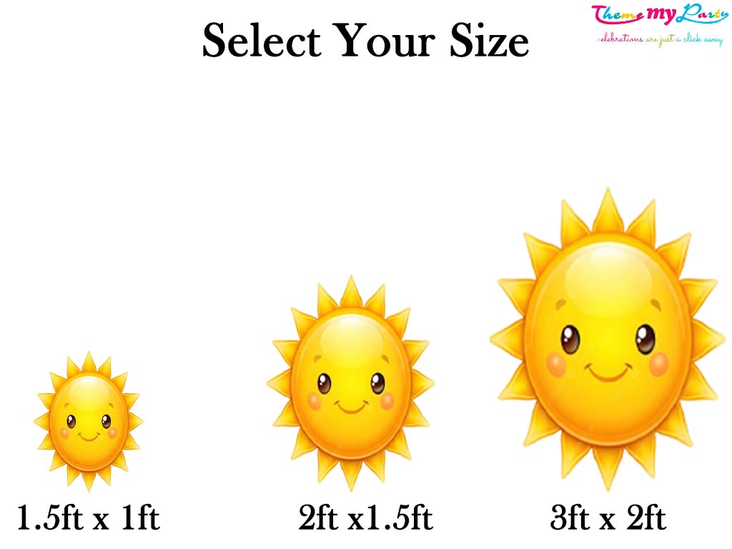 First Trip Around The Sun Theme Birthday Party Cutout