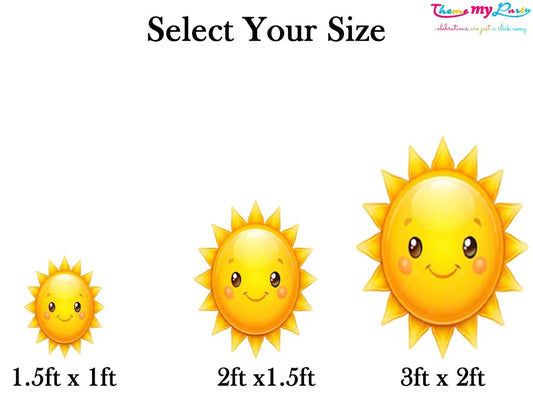 First Trip Around The Sun Theme Birthday Party Cutout