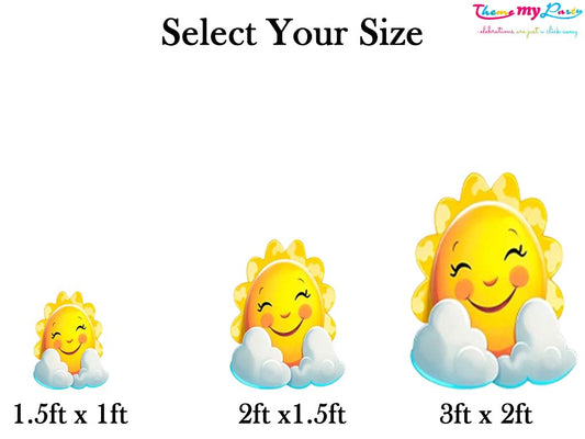 First Trip Around The Sun Theme Birthday Party Cutout