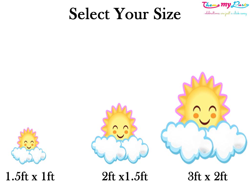 First Trip Around The Sun Theme Birthday Party Cutout