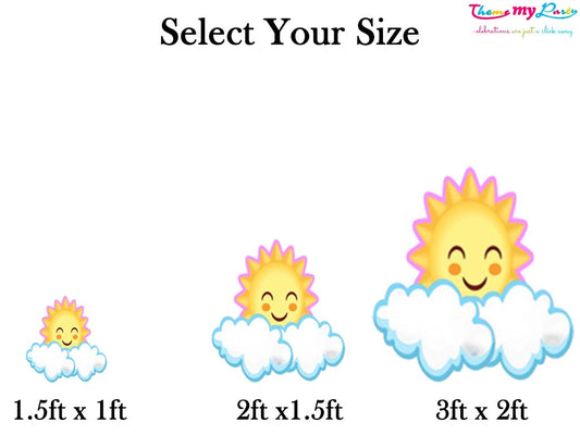 First Trip Around The Sun Theme Birthday Party Cutout