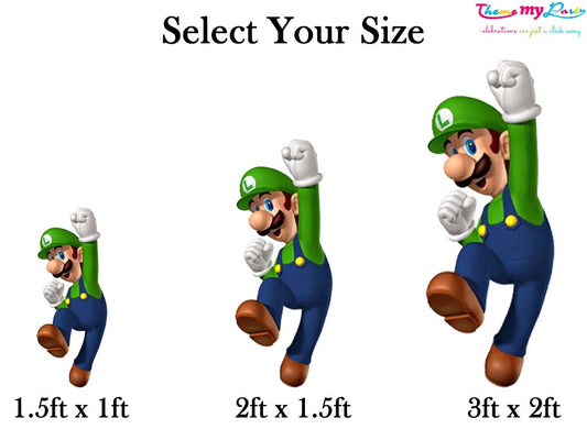 Super Mario Theme Birthday Party Cutout