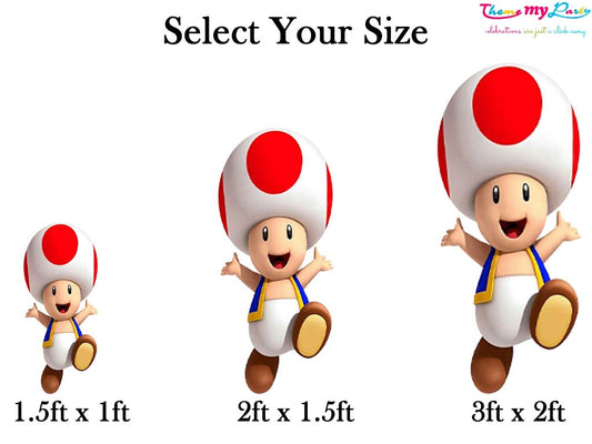 Super Mario Theme Birthday Party Cutout