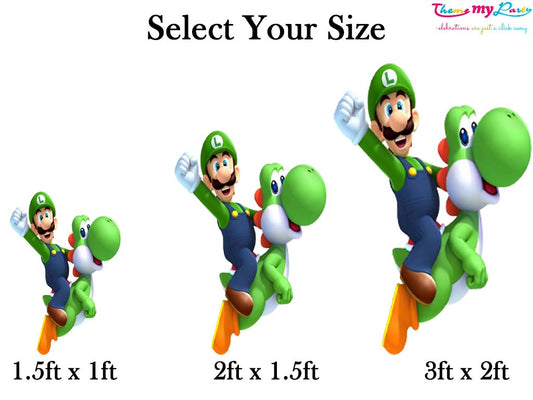 Super Mario Theme Birthday Party Cutout