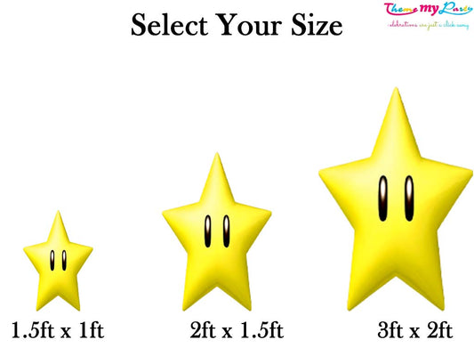 Super Mario Theme Birthday Party Cutout