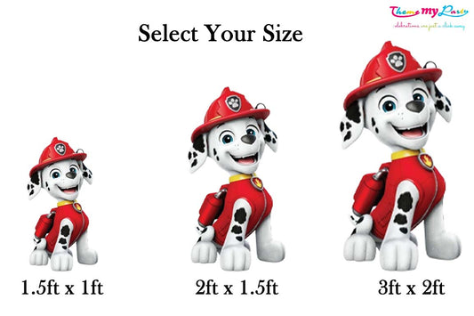Paw Patrol Theme Birthday Party Cutout