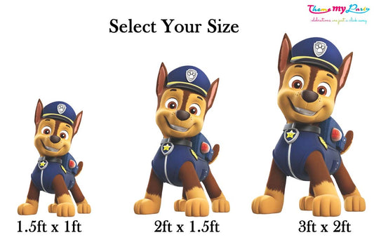 Paw Patrol Theme Birthday Party Cutout