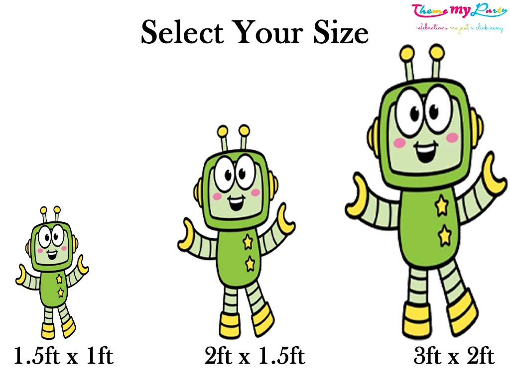Robot Birthday Theme Birthday Party Cutout