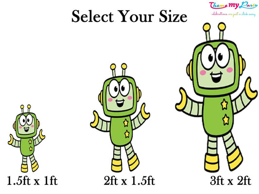Robot Birthday Theme Birthday Party Cutout