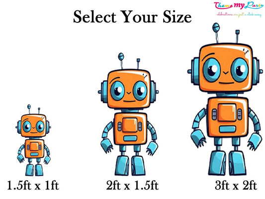 Robot Birthday Theme Birthday Party Cutout