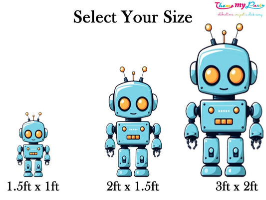 Robot Birthday Theme Birthday Party Cutout
