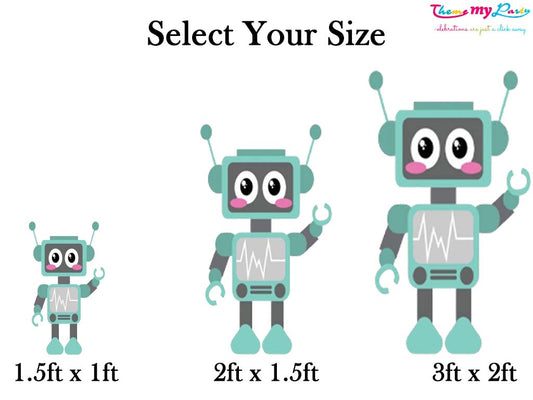 Robot Birthday Theme Birthday Party Cutout