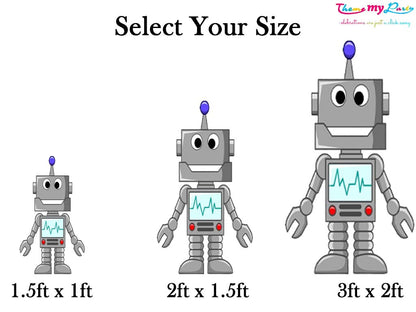 Robot Birthday Theme Birthday Party Cutout