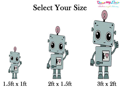 Robot Birthday Theme Birthday Party Cutout