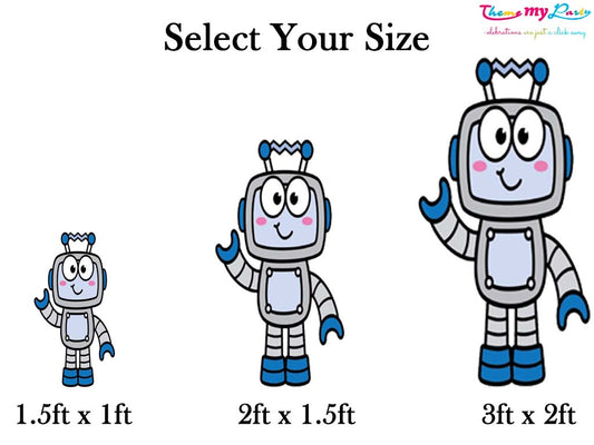 Robot Birthday Theme Birthday Party Cutout