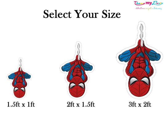 Spiderman Theme Birthday Party Cutout